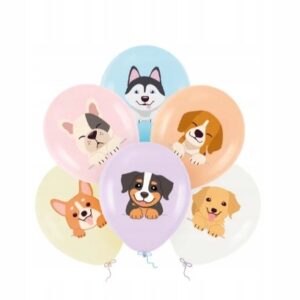 Latexový balón s motívom psa - 30 cm (1 ks)