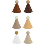 Narodeninová párty čiapka pre psa (1 ks) - hnedá