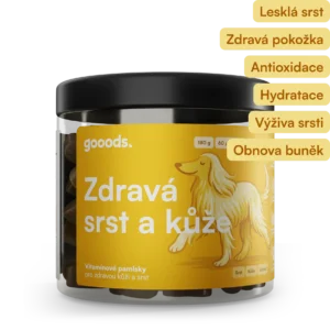 Maškrty pre zdravú kožu a srsť psov