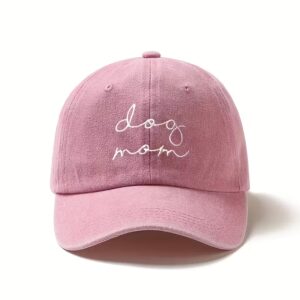 Šiltovka "DOG MOM" ružová